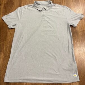 Vuori Light Gray Polo Shirt